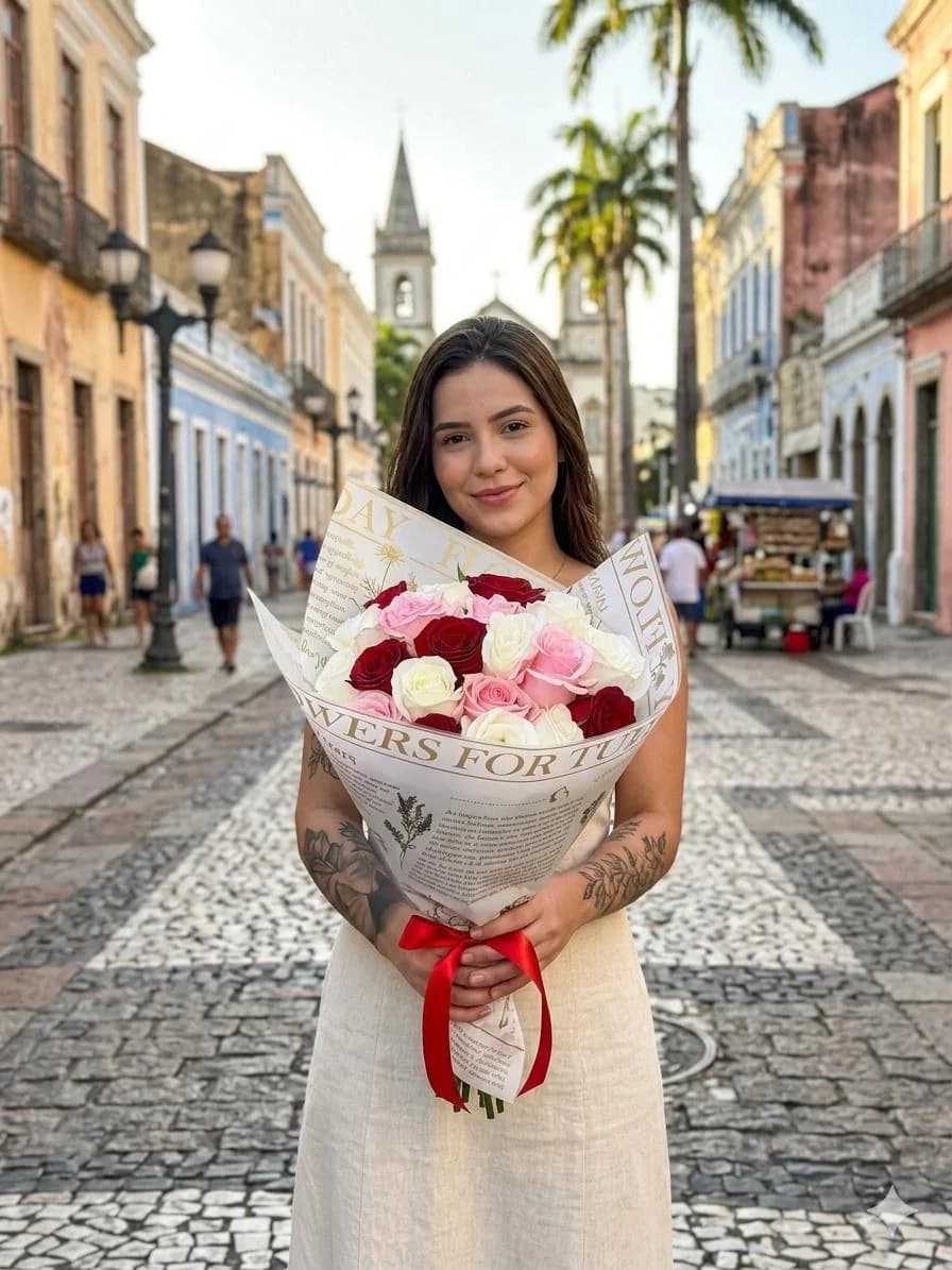 Buquê Mix de Rosas